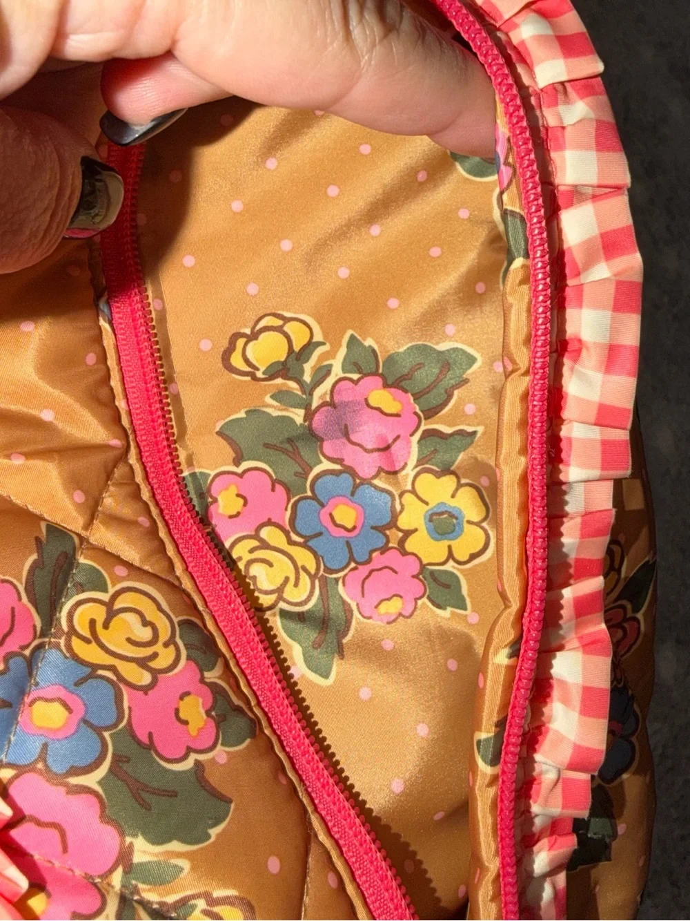 Matilda Jane Scholarly Me Backpack Quilted Teal Floral